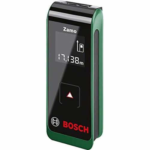 Télémètre laser Zamo de Bosch (mesure facile et précise jusqu'à 20 mètres, 3e génération avec fonction adaptateur)
