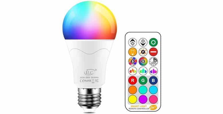 Ampoule LED avec changement de couleur