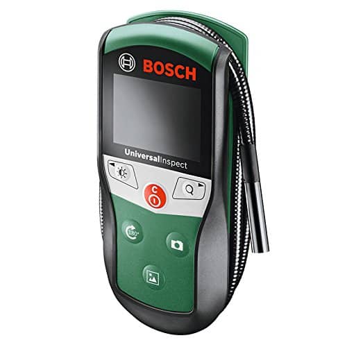 Caméra d'inspection UniversalInspect de Bosch (endoscope d'un diamètre de 8 mm pour des images couleur de haute qualité avec une longueur flexible de 0,95 m et une fonction mémoire intégrée)