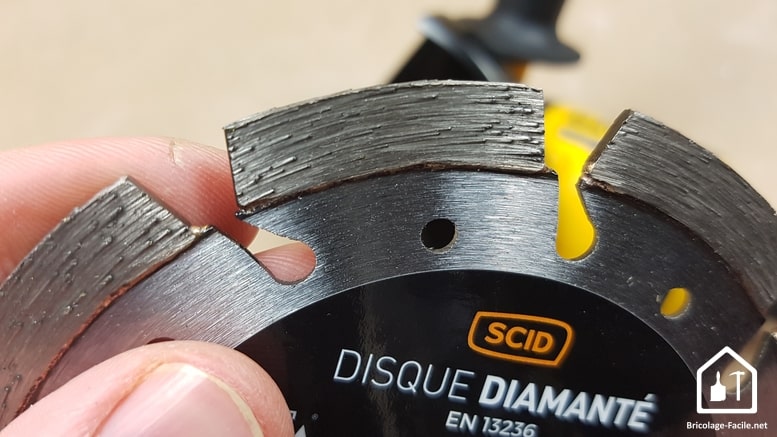 Disques de découpe pour meuleuse SCID - Disques diamantés spécifiques béton