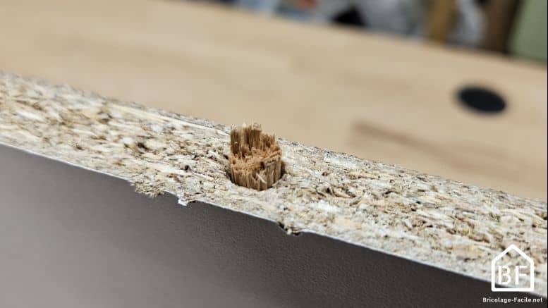 cheville bois cassée