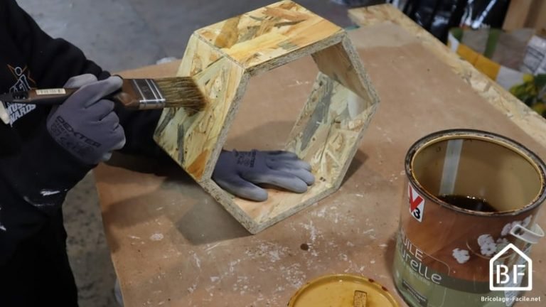 Comment fabriquer une étagère hexagonale en bois