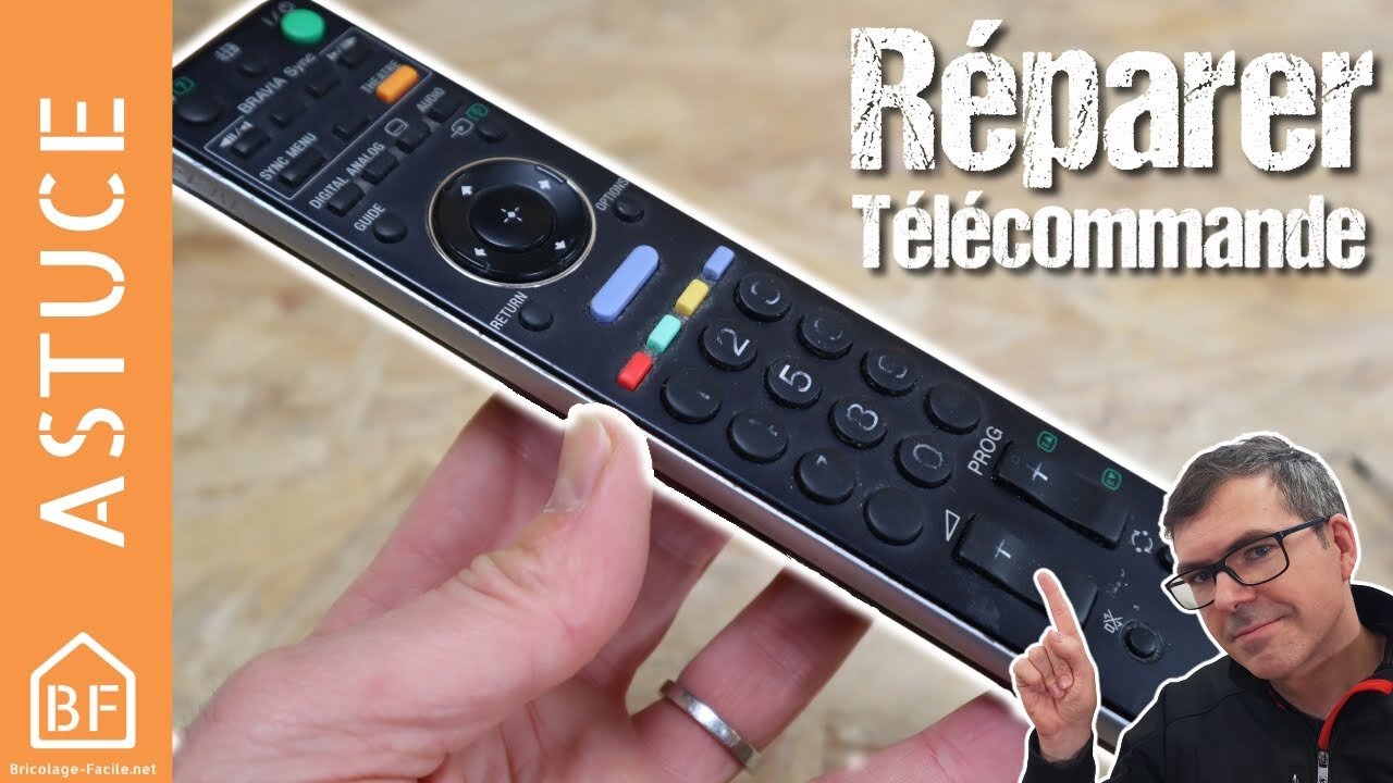 Vidéo : Comment réparer une télécommande TV - BF