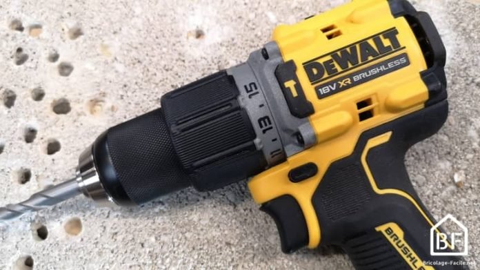 Perceuse à percussion 18V (Solo) TSTAK - DEWALT DCD805NT-XJ