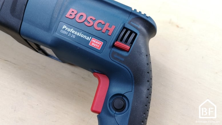 prise en main du perforateur Bosch pro