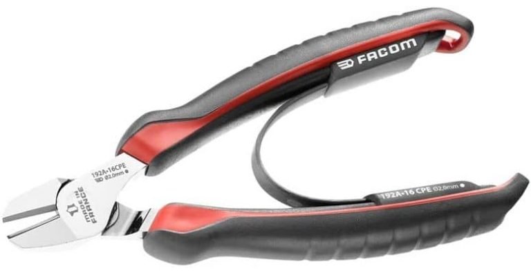 Pince Coupante Facom 190A.16CPE Devant Coupante 160 Mm - Rouge/Noir