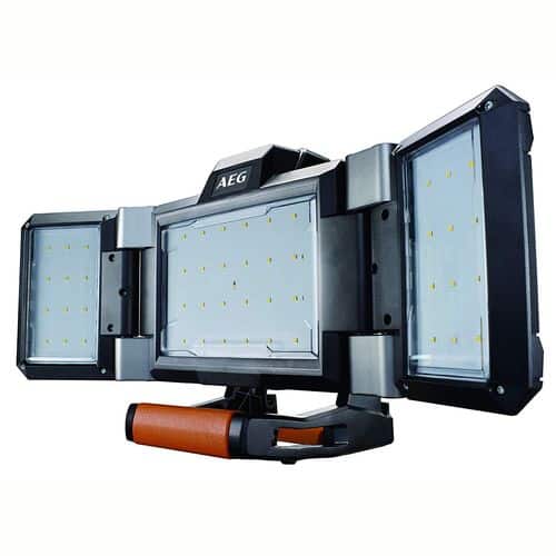 AEG Panneau LED hybride 18 V à intensité variable 2500 lumens (batterie ou câble) - BPL18-0