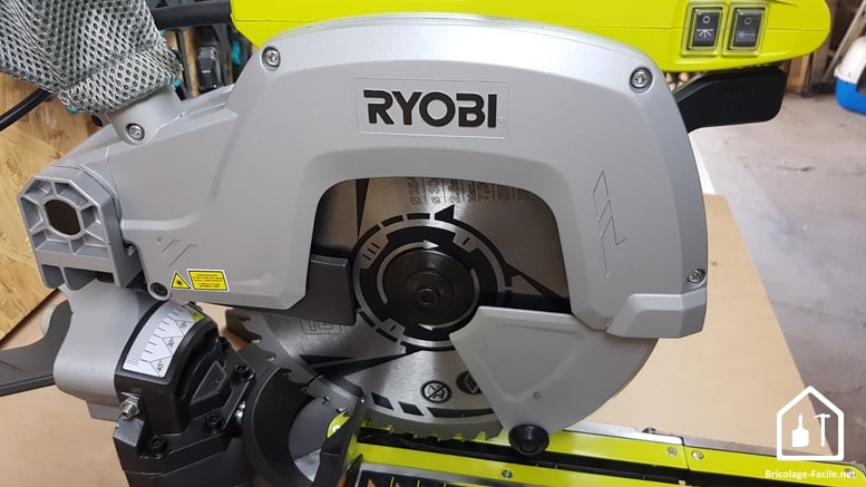 scie à onglet radiale Ryobi EMS254L 2000W