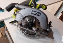 Ryobi RWSL1801M - 18V - Scie circulaire - Rue du Commerce