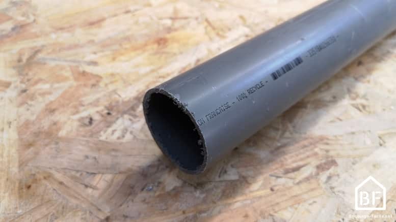 tube PVC de 5 cm
