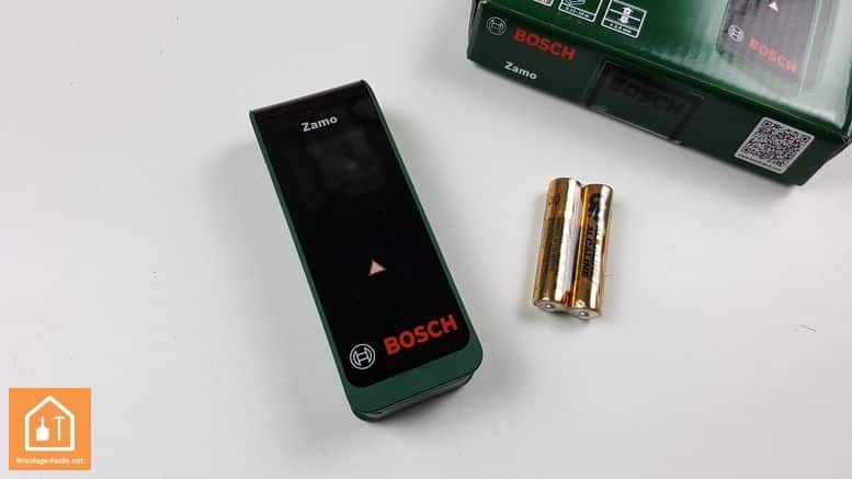 télémètre laser Zamo de Bosch - contenu du pack