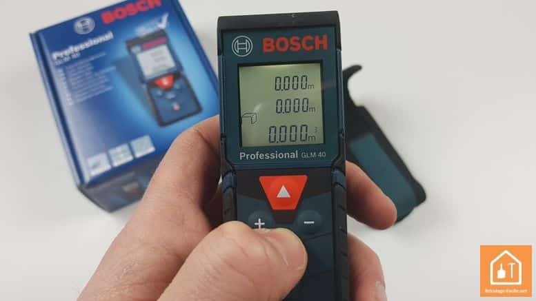Télémètre laser GLM 40 de Bosch Professional - mesure volume
